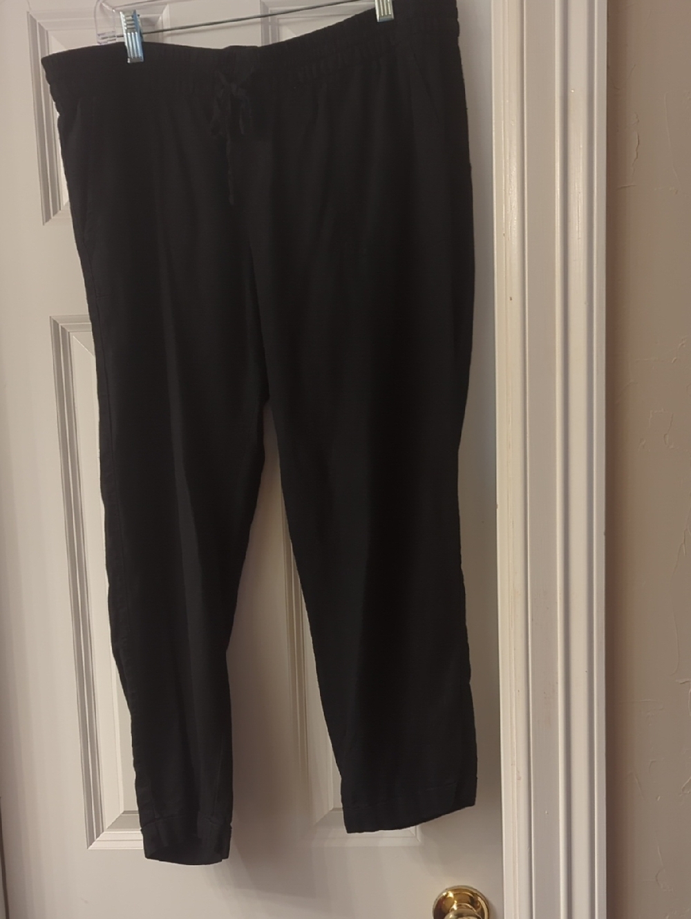 Old Navy Black Elastic/Drawstring  Pants